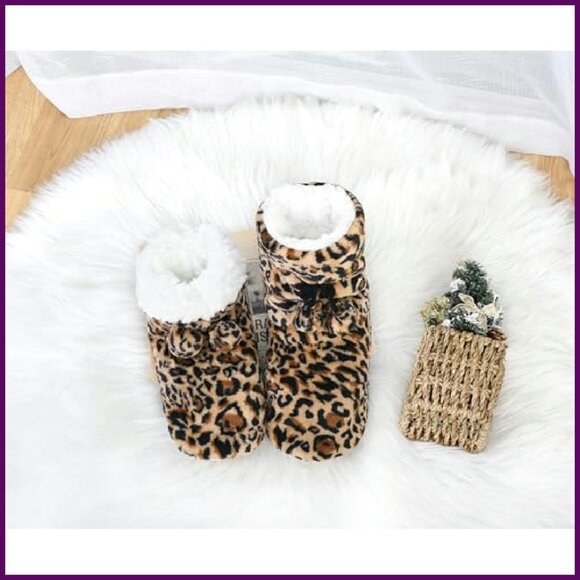 Cozy Bootie Slipper Socks with Non-Slip Grippers - Warm House Socks - Picture 4 of 8